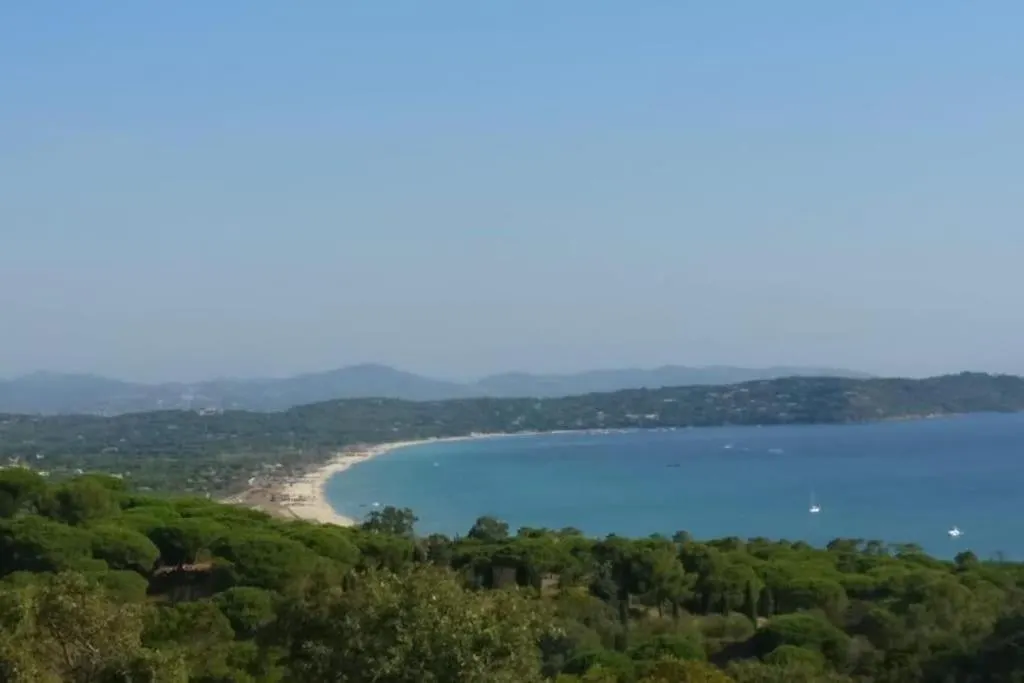 아파트 Les Vignes Et La Pinede Pres De La Plage 쎙뜨호뻬 프랑스